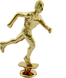 Figurka plastikowa złota biegacza FR09G
