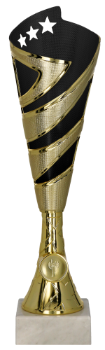 Puchar Plastikowy Złoto-Czarny 8384 Tanie Trofea