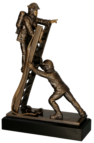 Statuetka Odlewana RFST3052/BR Statuetka Strażacka