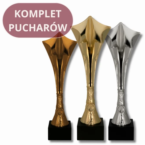 Komplet Pucharów HAGA 8370 Tanie Trofea Plastikowe