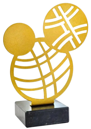 Metalowe Trofeum Ażurowe M-4340 PETANQUE - Nagroda Sportowa