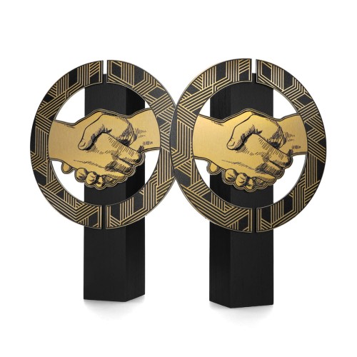Statuetka Premium BOM017– Symbol Współpracy i Partnerstwa
