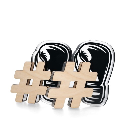 Statuetka Premium SD3003 – Boks Hashtag