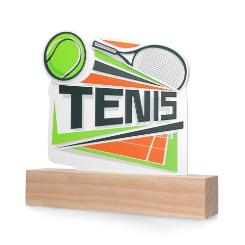 Statuetka Drewniana Premium STZ002 Tenis Ziemny