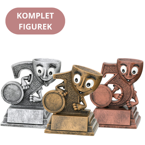 Zestaw Figurek FG731-733 Statuetki Odlewane