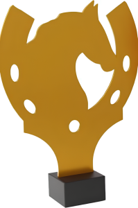 Statuetka Metalowa Koń ML-HOR2-PW Trofea Sportowe