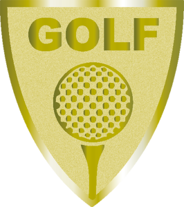 Emblemat Foliowy GOLF AFS041