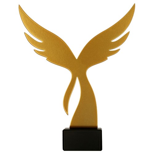 Statuetka Metalowa Skrzydła ML-WIN4 Nagroda dla Zwycięzcy