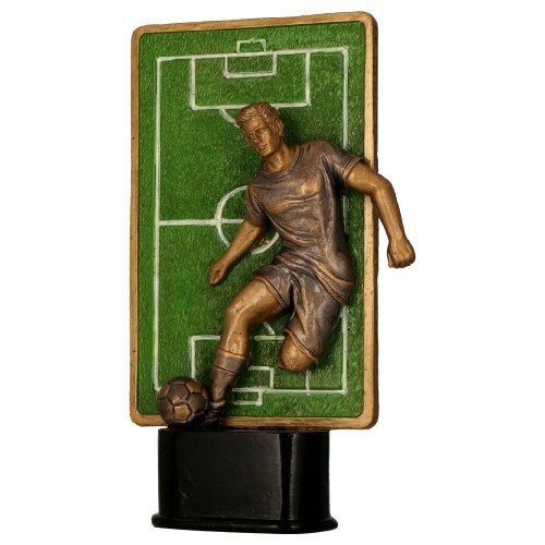 Statuetka Odlewana Drybling RFST3055/BR/GN Trofea Piłkarskie