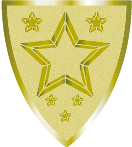 Emblemat Foliowy GWIAZDY AFS029