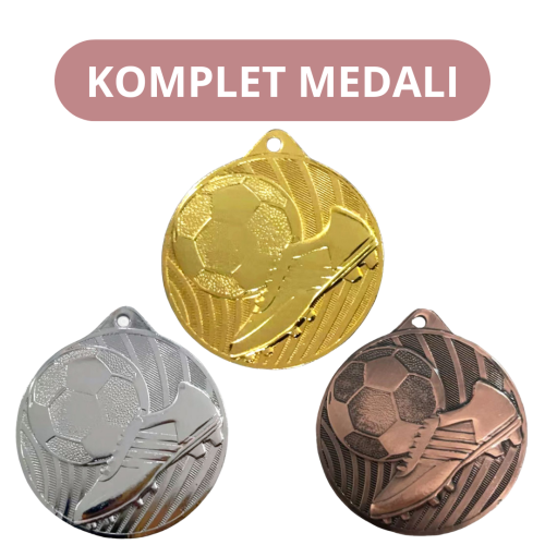 Zestaw Medali MMC0450 Medale Piłka Nożna