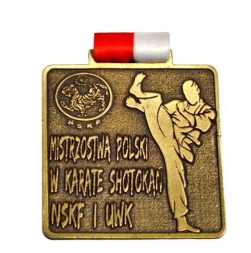 Medal Na Zamówienie KMO1002 Kwadratowy, Odlewany, Twoja Wizja