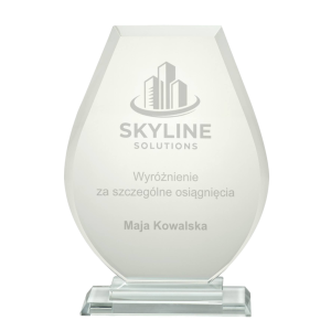 Szklana Statuetka W361-W363 Trofea Okolicznościowe