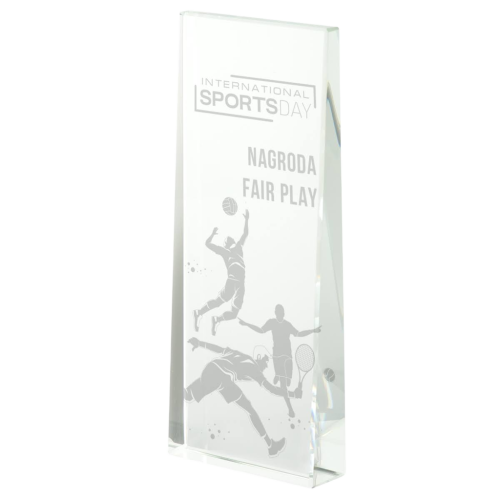 Trofeum Szklane z Etui W371-W373 Statuetki Szklane Warszawa 