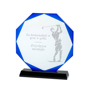 Trofeum Szklane W461.09-W463.09 Nagrody Biznesowe Warszawa 