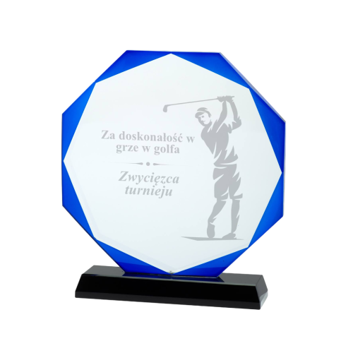 Trofeum Szklane W461.09-W463.09 Nagrody Biznesowe Warszawa 