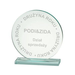 Trofeum Szklane z Etui W651-W654 Szkło Biznesowe