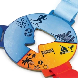 Medal Wycinany Modułowy PUZZLE Medale Na Zamówienie