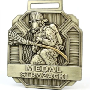 Medal Na Zamówienie - Odlewany - Medale Strażackie