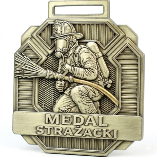 Medal Na Zamówienie - Odlewany - Medale Strażackie