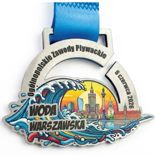 Medal Na Zamówienie - Medale Wycinane - Pływanie