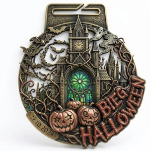 Medal Na Zamówienie - Wycinany i Malowany 