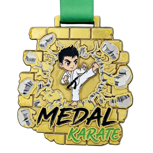 Medal Na Zamówienie Malowany MAL3 Nagrody Dla Sportowców