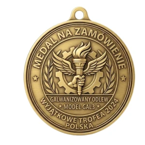 Medal Na Zamówienie GAL3 Galwanizowany Odlew