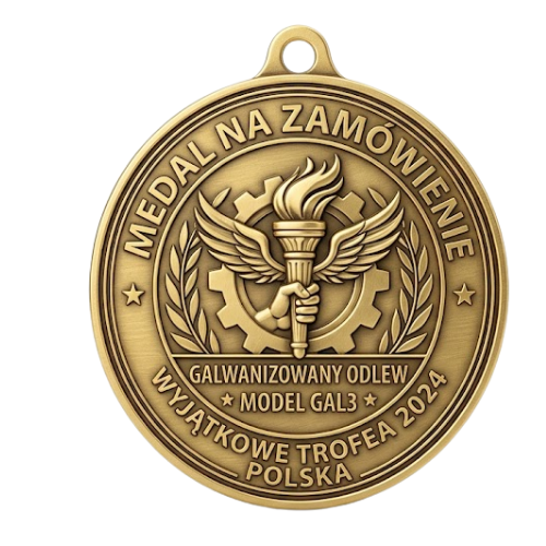 Medal Na Zamówienie GAL3 Galwanizowany Odlew