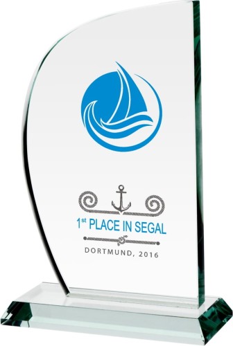 Statuetka Szklana G035 Trofea Biznesowe 