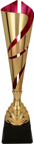 Złoty puchar sportowy  CIDRI - 3135 - Puchar z Nadrukiem Waterdrop