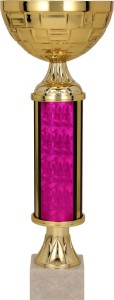 Puchar Sportowy MALENA PINK 7208 - Prestiżowe Trofeum Okolicznościowe 
