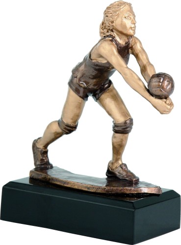 Statuetka Odlewana RFST2016/BR Statuetka Siatkówka
