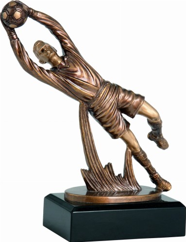 Statuetka Odlewana RFXR3137/BR Statuetka Bramkarza