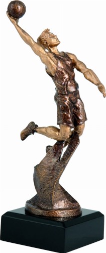 Trofeum Odlewane RTY1203/BR Statuetka Koszykarz