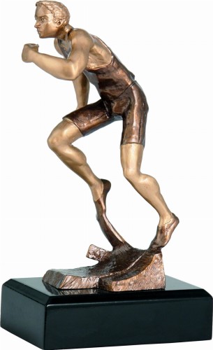 Statuetka Odlewana RTY3716/BR Statuetka Dla Biegacza