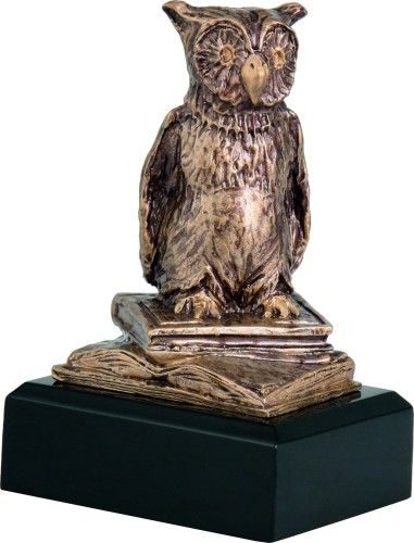 Statuetka Odlewana RTY630/BR Statuetka Sowa