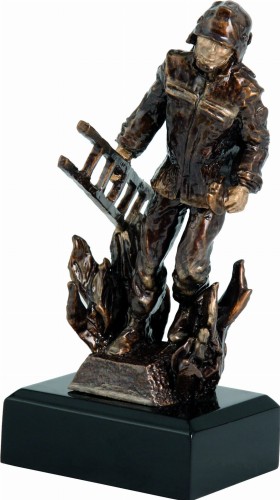Statuetka Odlewana RTYR3768/BR Statuetka Dla Strażaka
