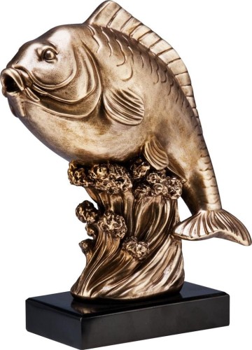 Statuetka Odlewana RFST2095/BR Statuetka Wędkarska