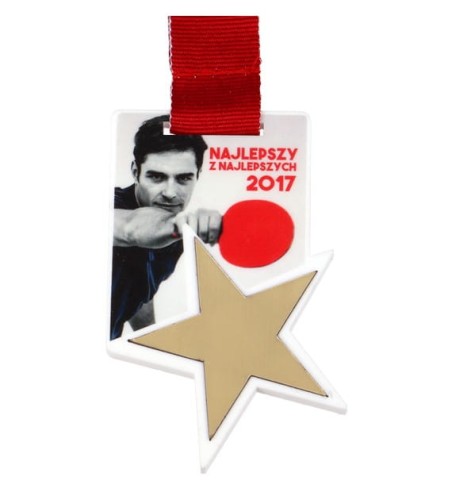 Medal Na Zamówienie MPN987 Drewniane Medale z Nadrukiem
