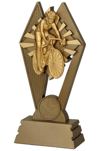 Trofeum ODLEWANE  RP3024 - Złoty Rowerzysta