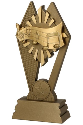 Trofeum ODLEWANE  RP3020 - Statuetka Nuty Muzyczne