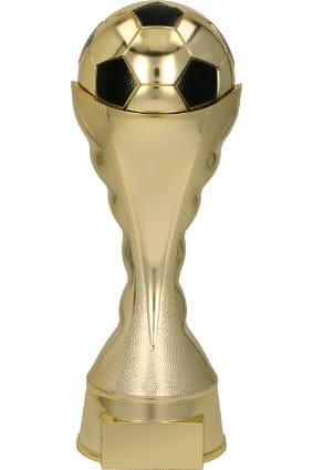 Statuetka ZŁOTA PIŁKA B280/G/BK - Sportowa nagroda piłkarska
