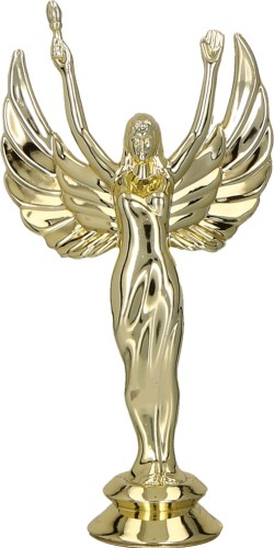 Figurka plastikowa "Anioł triumf" złota - F20B/G 