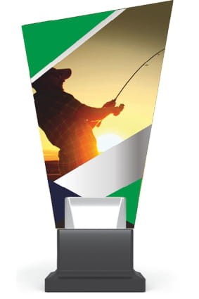 Statuetka dla Wędkarzy CG02/FIS -Szklana Nagroda Wędkarstwo 