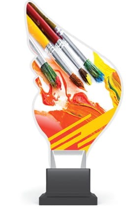 Statuetka Plexi Malarstwo CP01/PAI - Nagroda Plastyka