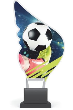 Statuetka Plexi Piłka Nożna CP01/SOC - Statuetki z Pleksi na Zamówienie