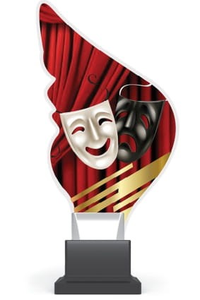 Statuetka Plexi - Teatr  - CP01/THE