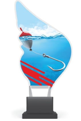 Statuetki Plexi Warszawa - Wędkarstwo  - CP01/FIS