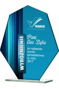 Statuetka Szklana M66 Szkło z Grawerem na Prezent